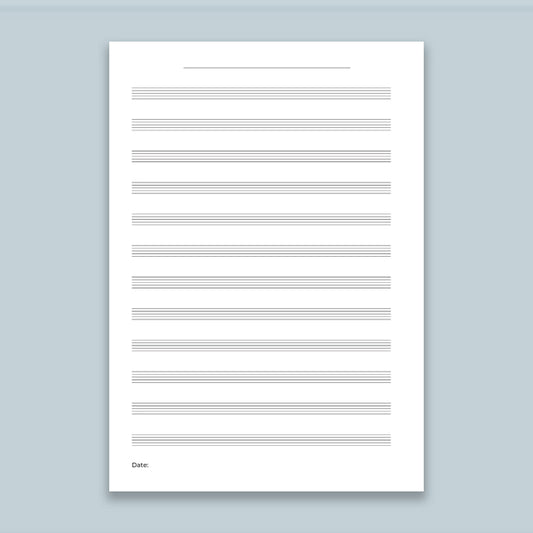 Brass Angel Music Notebook