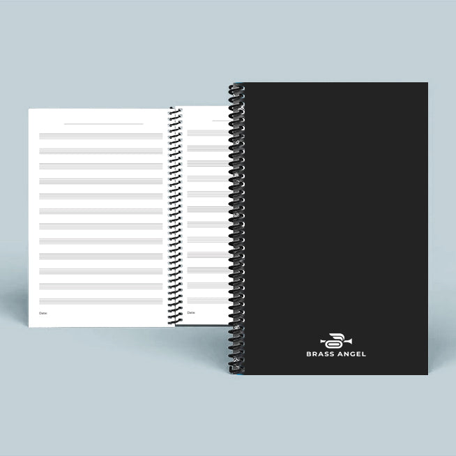 Brass Angel Music Notebook